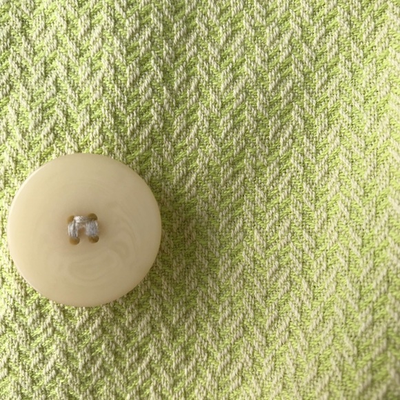 DKNY lightweight  pale green lightweight 3/4 length coat patch pockets - Picture 6 of 8